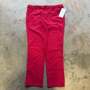 Lululemon ABC Pants in a red